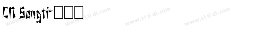 CN Songti字体转换